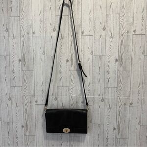 Kate Spade Black Juliana Hampton Road Leather Convertible Crossbody/Clutch Bag